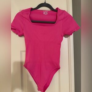 OQQ Black and Pink bundle Bodysuit for Women NWOT